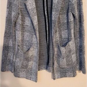 Topshop Monochrome Checkered Blazer